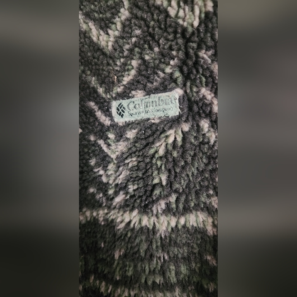 Vintage 90s Columbia Fleece Jacket/ Coat‎ Size L - Picture 7 of 8